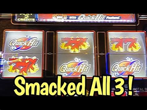 QUICK HITS!! 3 REELS, Double 777 Jackpots, 10x5xPay, RED .